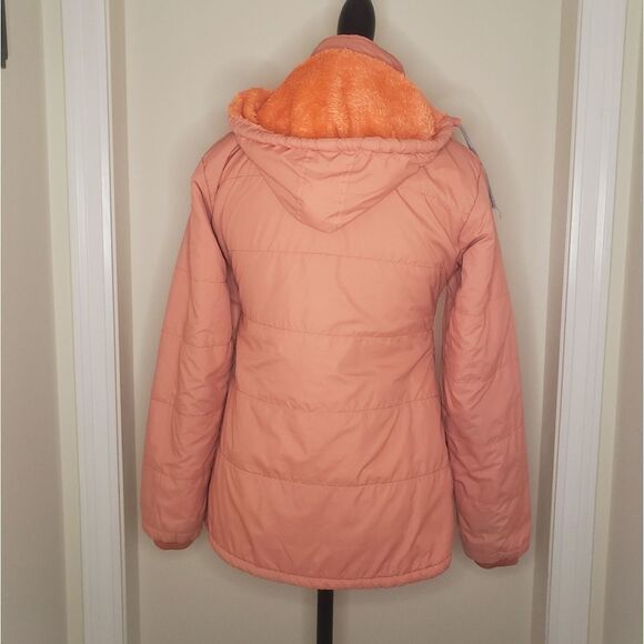 80s pink hooded ski jacket - Picture 4 of 14